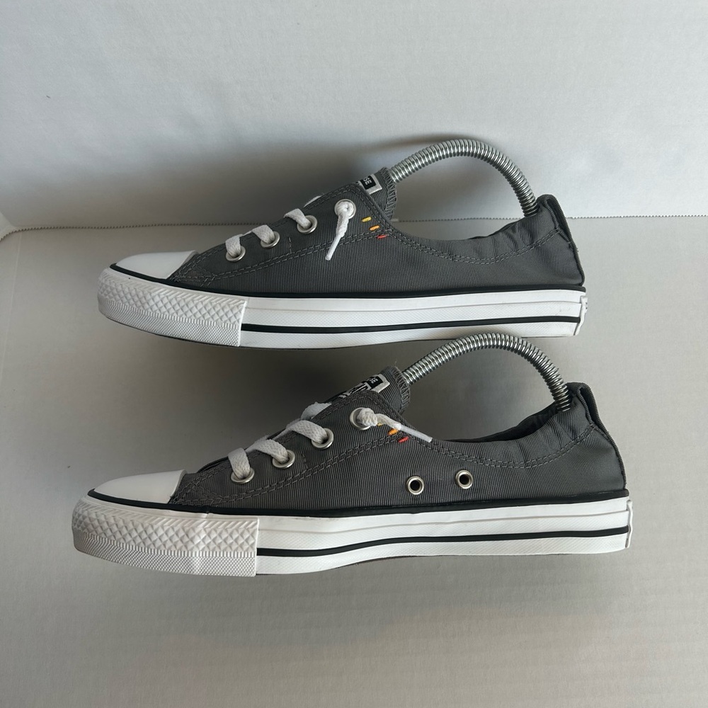 Converse All Stars Women’s Gray Shoreline Slip On Casual Shoes Sheaker Size 9 - Picture 5 of 10